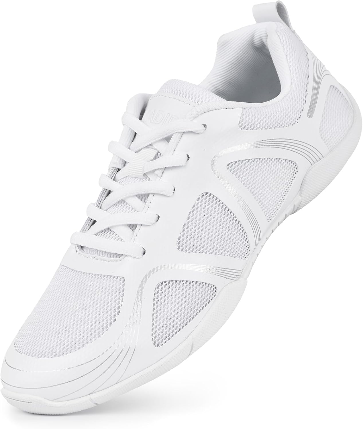 Women's Cheerleading Dance Shoes - Lightweight Athletic Cheer Sneakers with Flat Sole for Practice and Competition - 6