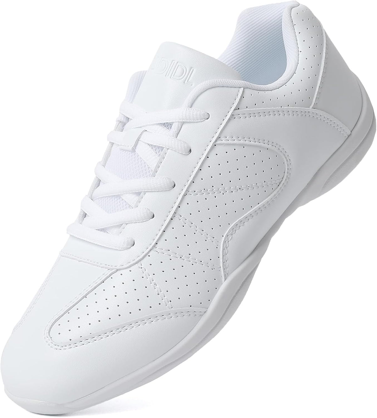 Women's Cheerleading Dance Shoes - Lightweight Athletic Cheer Sneakers with Flat Sole for Practice and Competition - 7