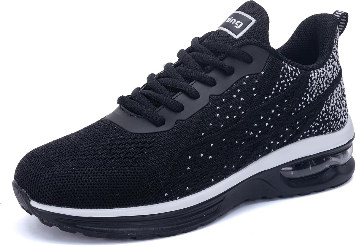 Women's Slip-On Walking Shoes - Easy Entry Tennis Sneakers with Cushioned Support in Sizes 6 to 10.5 - 8