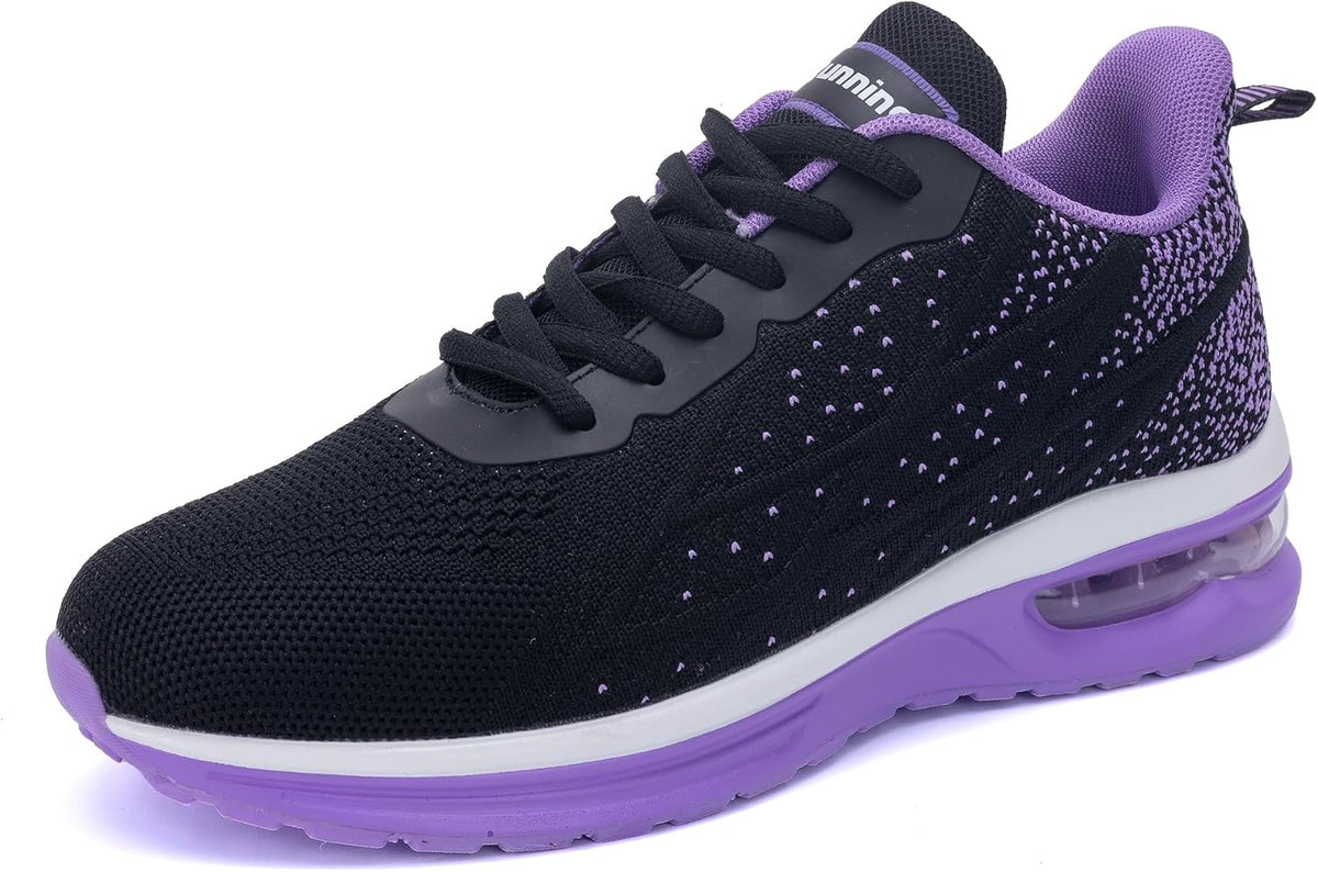 Women's Slip-On Walking Shoes - Easy Entry Tennis Sneakers with Cushioned Support in Sizes 6 to 10.5 - 7