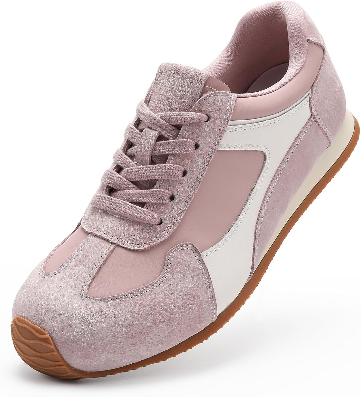 Women's Low Top Fashion Sneakers - Non-Slip Lace-Up Walking Shoes with Memory Foam Insole for Office Days - 7