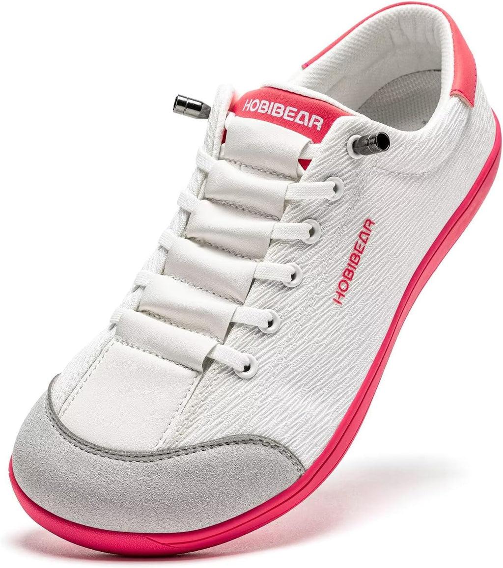 Women's Barefoot Slip-On Shoes - Mesh Wide Toe Box Zero Drop Sneakers for Lightweight Everyday Wear - 7 Wide
