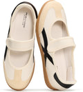 Women's Mary Jane Sneakers - Slip-On Casual Shoes with Cushioned Memory Foam Insole for Daily Walking - 7