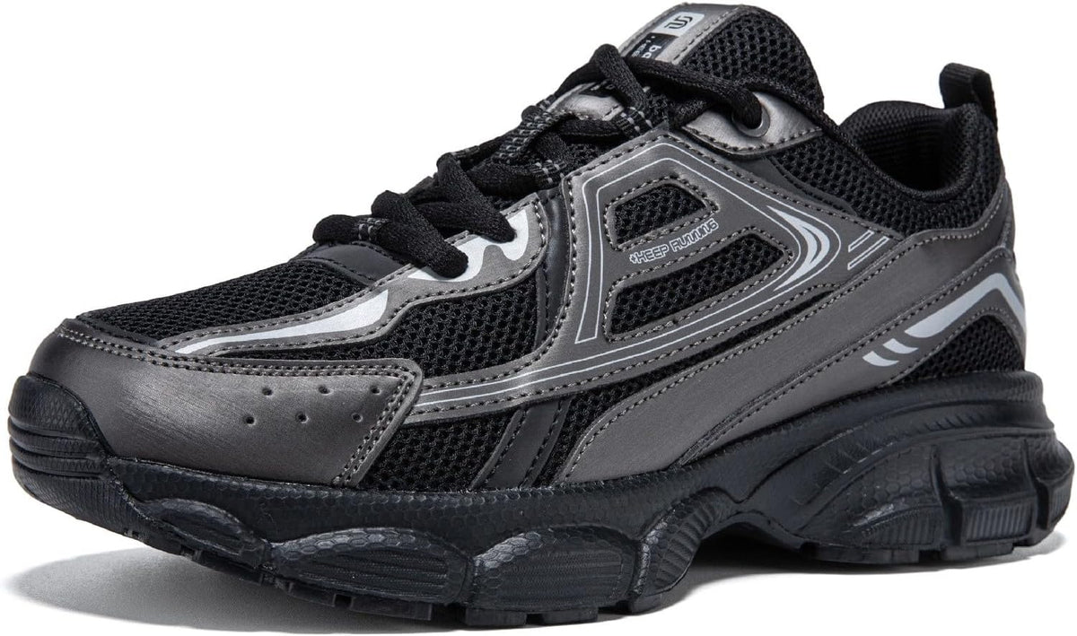 Women's Chunky Platform Sneakers - Breathable Mesh Athletic Shoes for Gym Workouts and Walking - 6