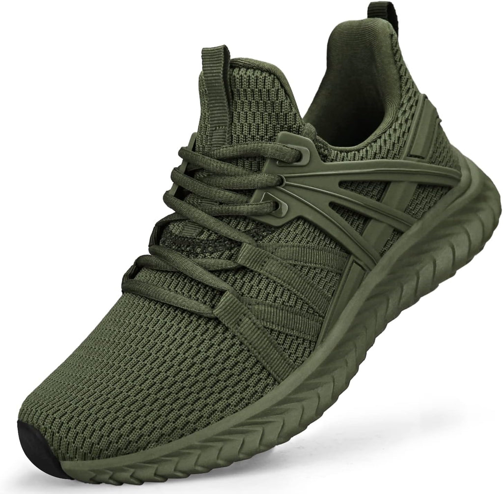 Women's Slip-On Mesh Running Sneakers - Lightweight Walking and Tennis Shoes for Gym Workouts - 6