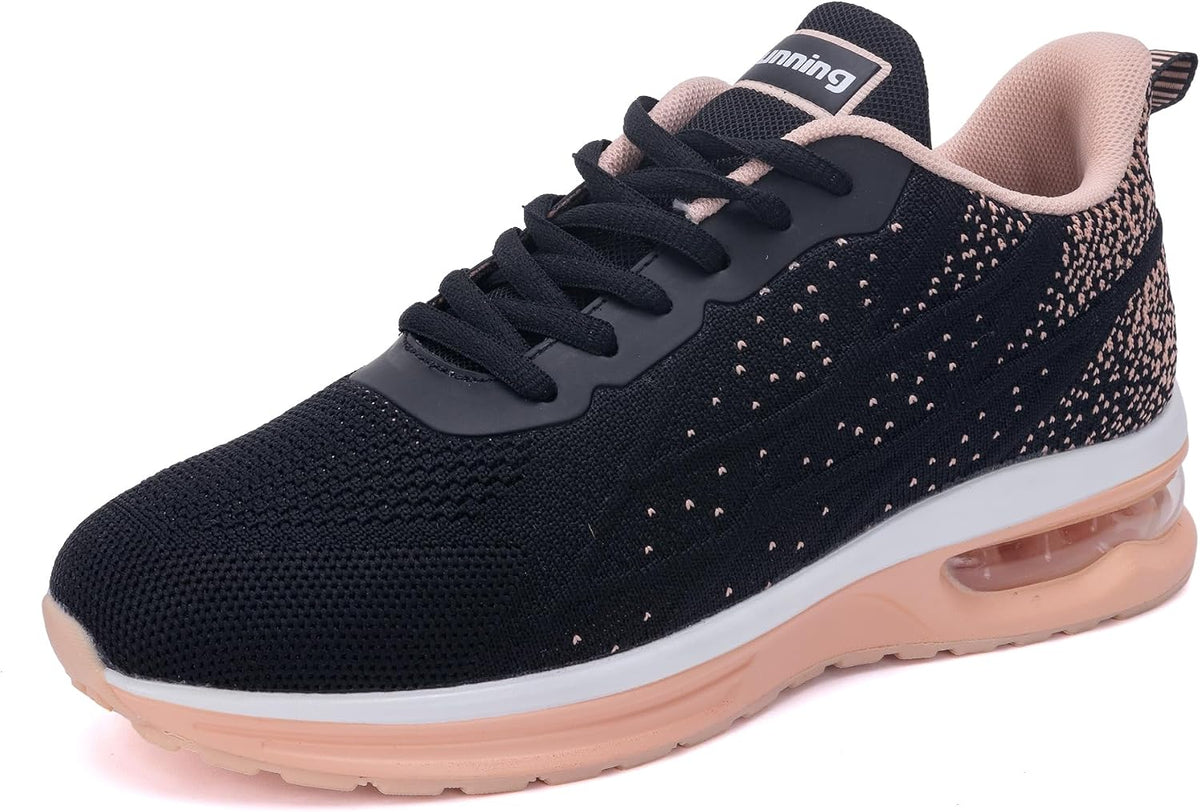 Women's Slip-On Walking Shoes - Easy Entry Tennis Sneakers with Cushioned Support in Sizes 6 to 10.5 - 6