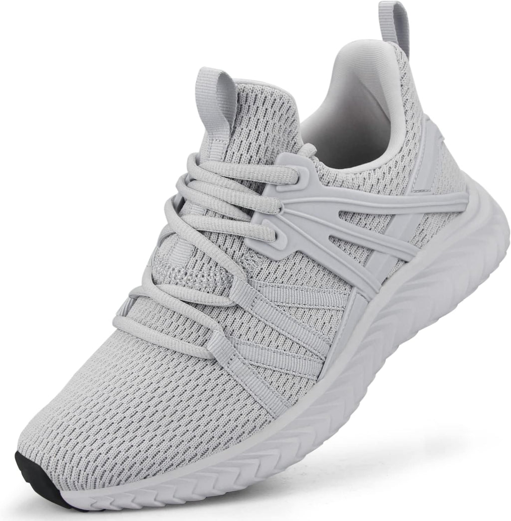 Women's Slip-On Mesh Running Sneakers - Lightweight Walking and Tennis Shoes for Gym Workouts - 6