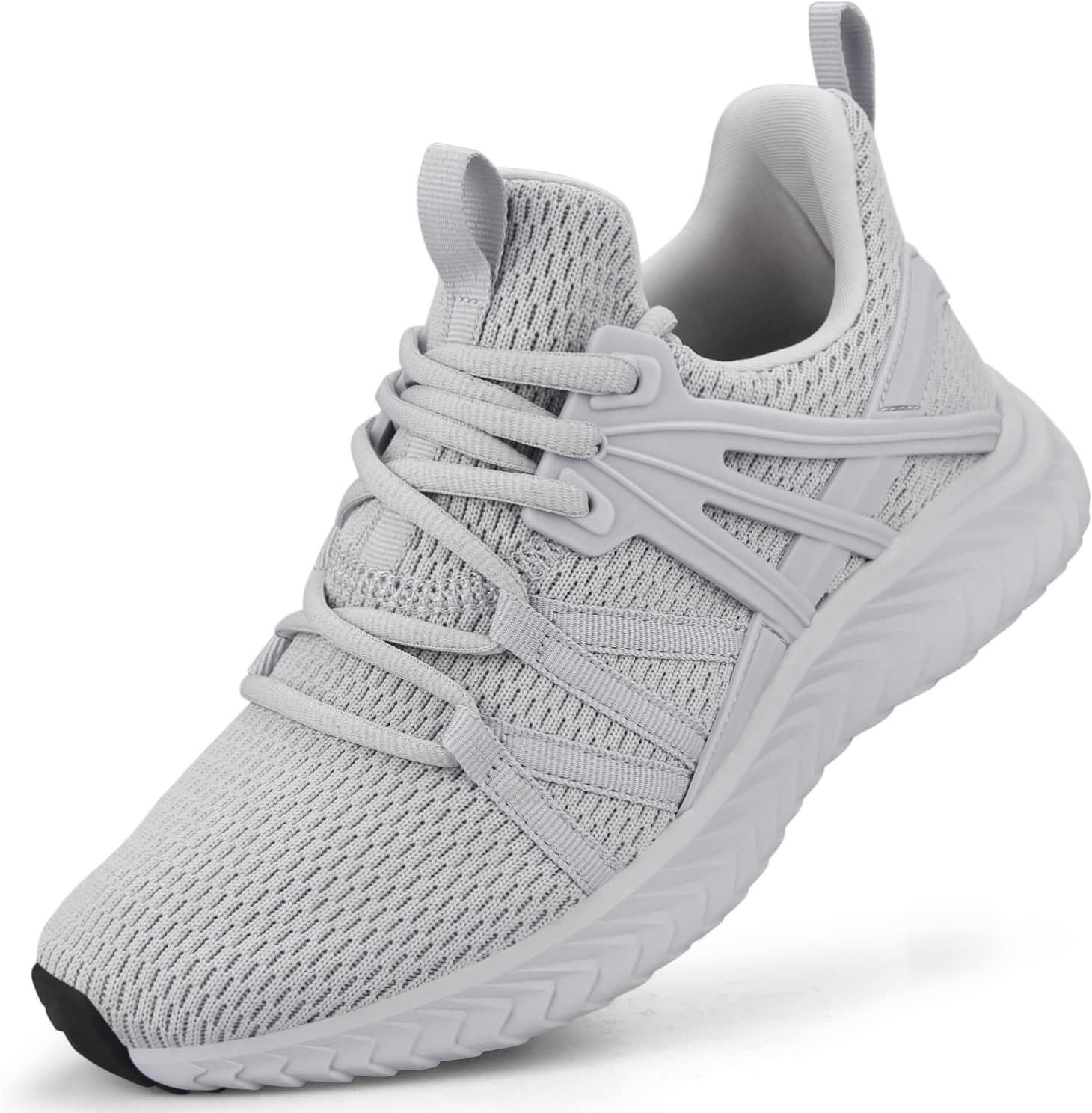 Women's Slip-On Mesh Running Sneakers - Lightweight Walking and Tennis Shoes for Gym Workouts - 6