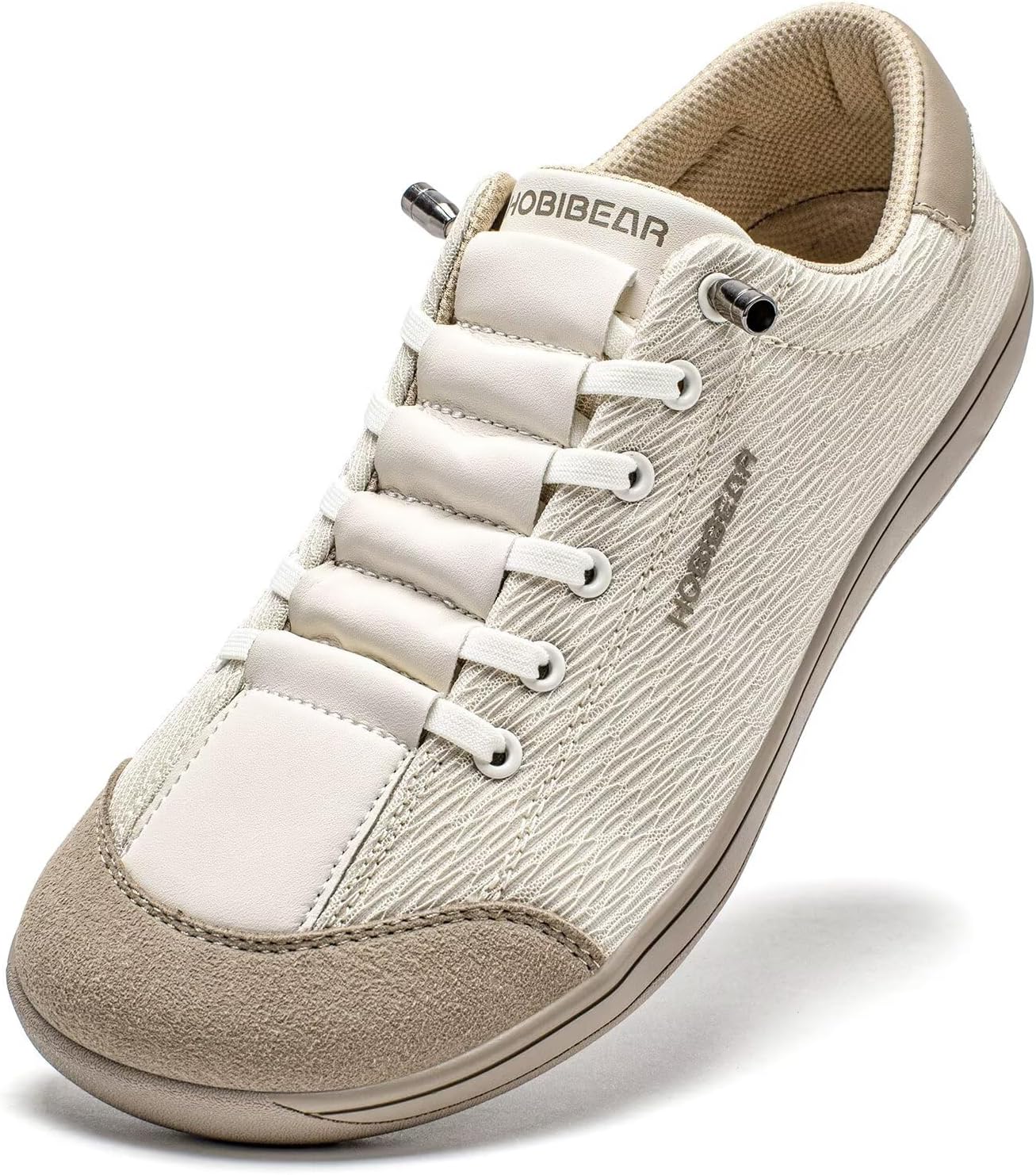 Women's Barefoot Slip-On Shoes - Mesh Wide Toe Box Zero Drop Sneakers for Lightweight Everyday Wear - 6 Wide